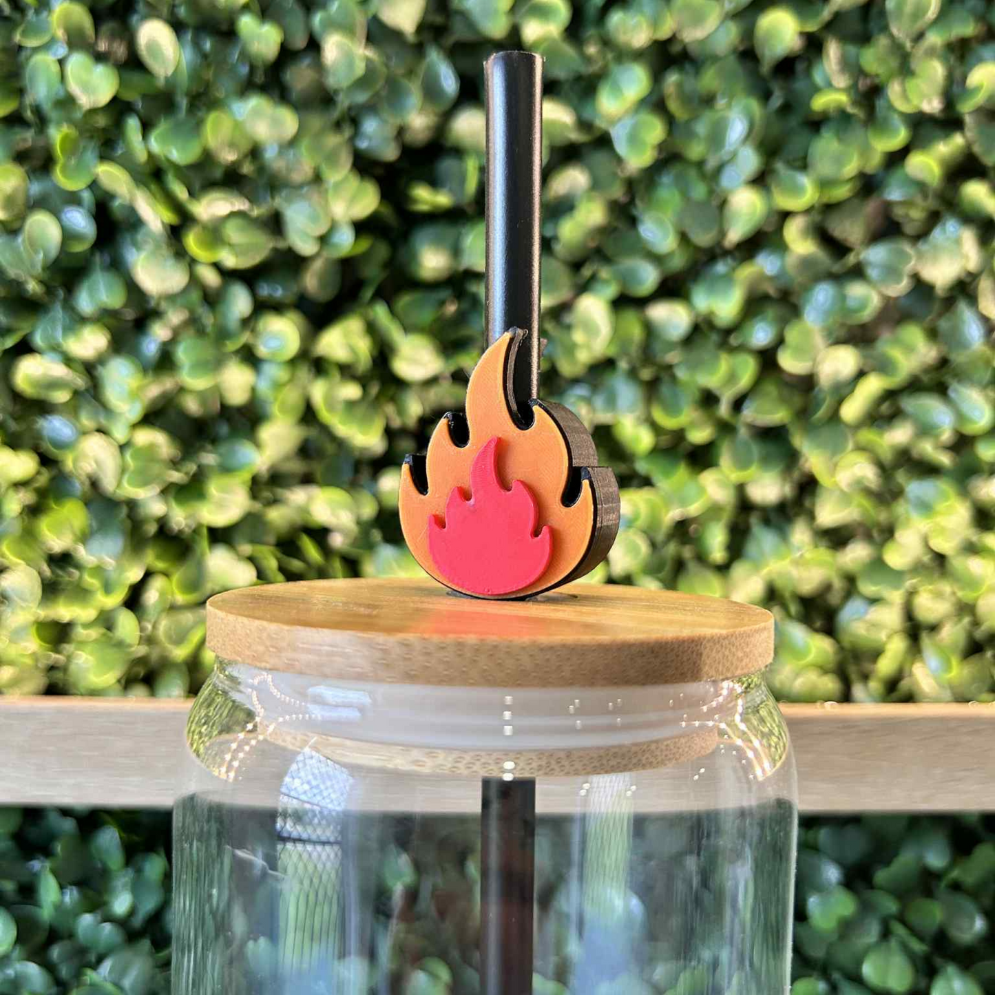 FLAME STRAW TOPPER