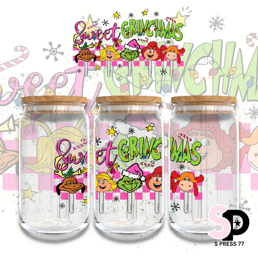 SWEET GRINCHMAS LRG DCAL