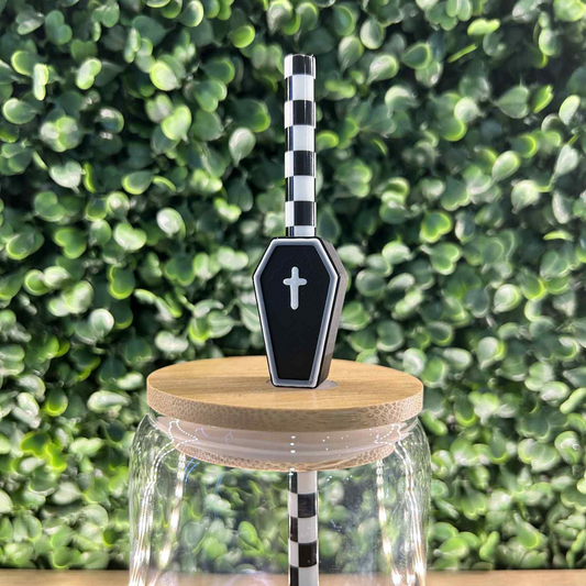 COFFIN STRAW TOPPER