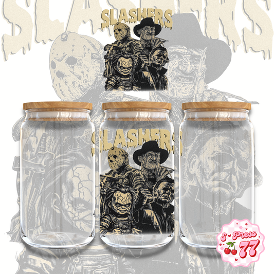 THE SLASHERS DECAL GOLDEN