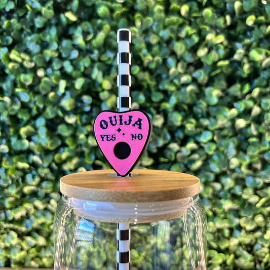 OUIJA BOARD STRAW TOPPER