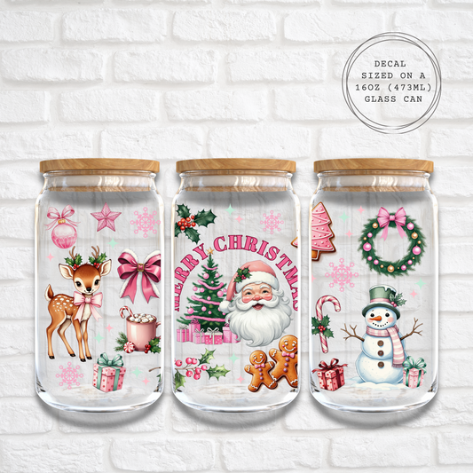 MERRY AND BRIGHT - 16oz UV DTF WRAP