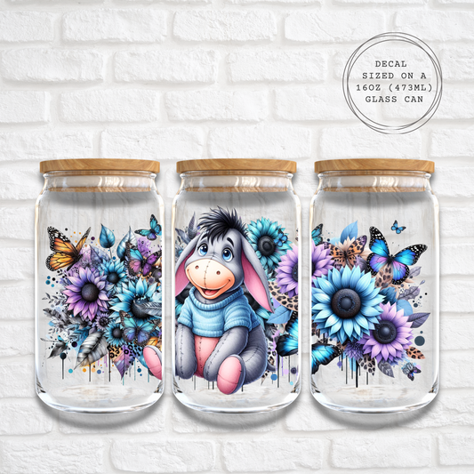 SUNFLOWER EEYORE - 16oz UV DTF WRAP