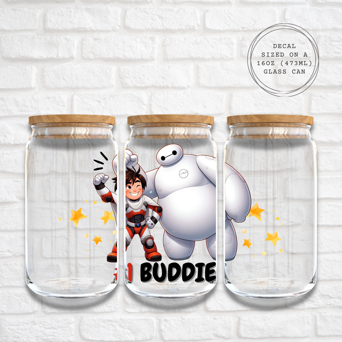 BIG HERO 6 #1 BUDDIES - LARGE DECAL