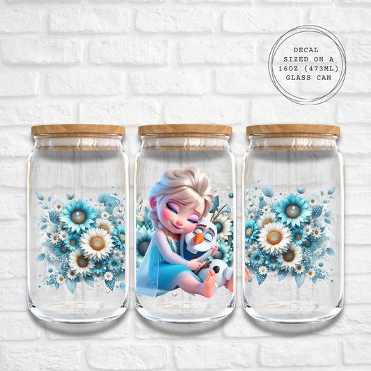 SUNFLOWER ELSA- 16oz UV DTF WRAP