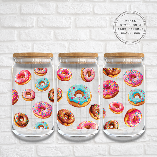 DONUTS - 16oz UV DTF WRAP