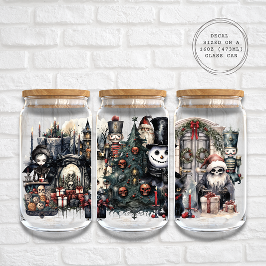 GOTHIC CHRISTMAS - 16oz UV DTF WRAP