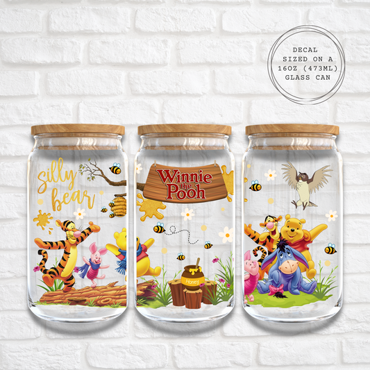 POOH AND FRIENDS - 16oz UV DTF WRAP