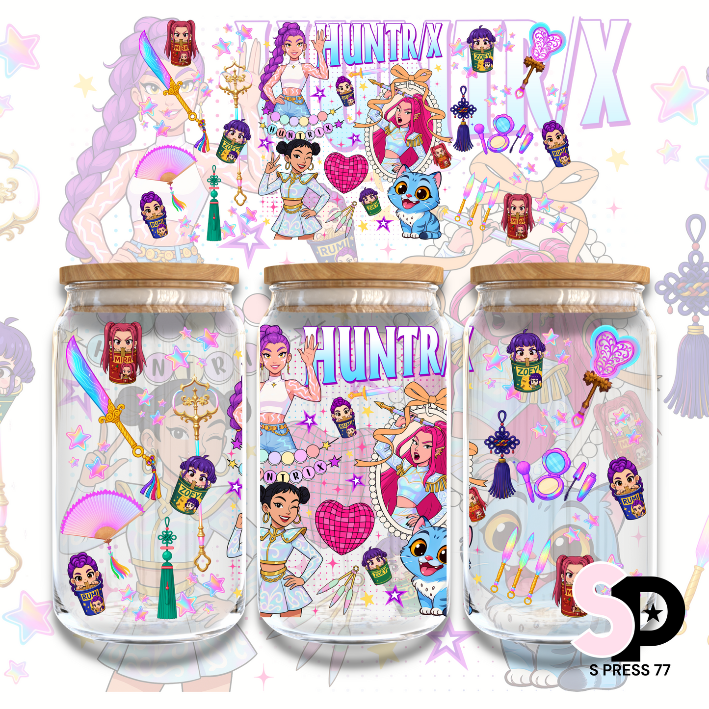 HUNTRIX GLAMOUR - 16oz UV DTF WRAP