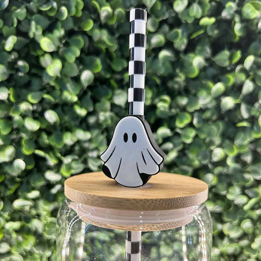 GHOSTIE STRAW TOPPER