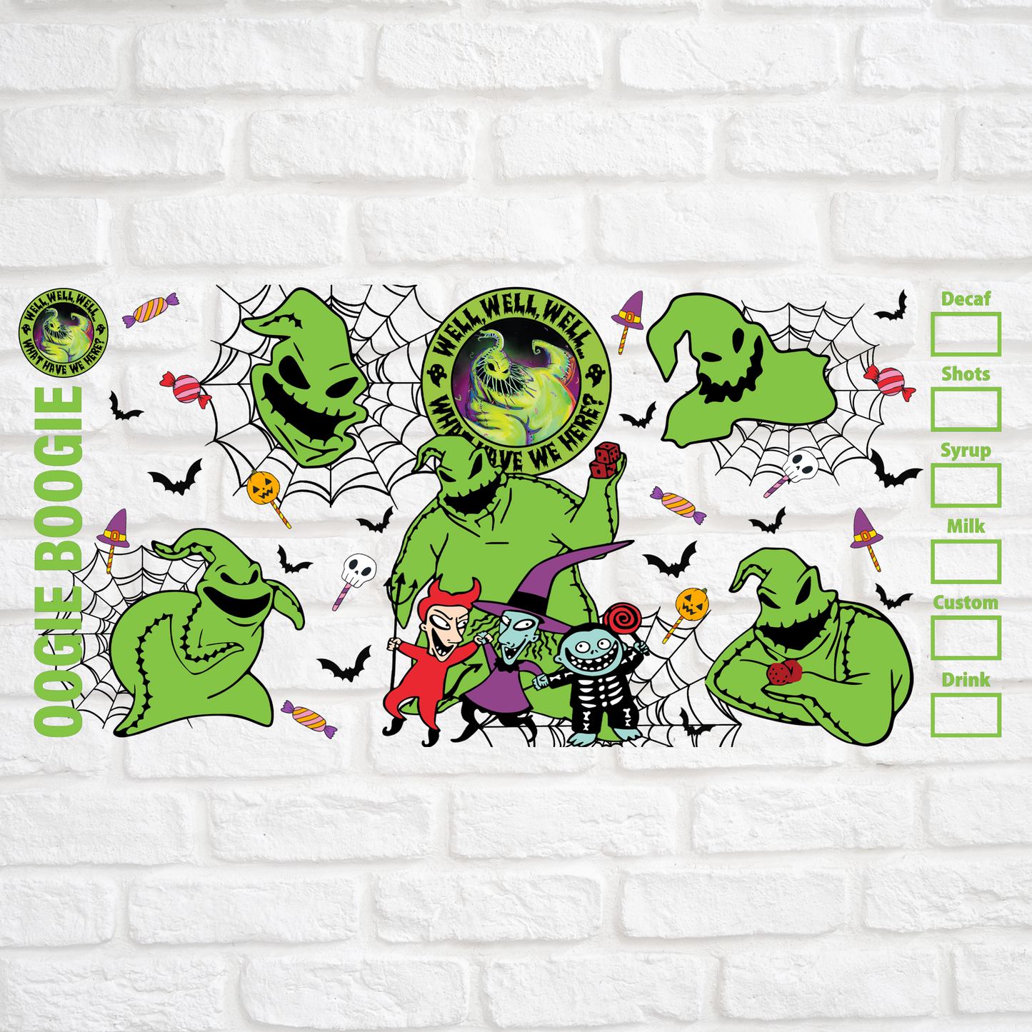 OOGIE BOOGIE -  UV DTF WRAP
