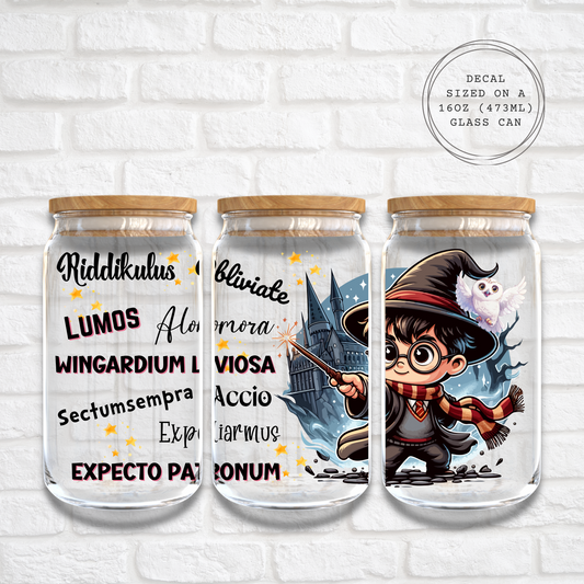 HARRY POTTER SPELLS - 16oz UV DTF WRAP