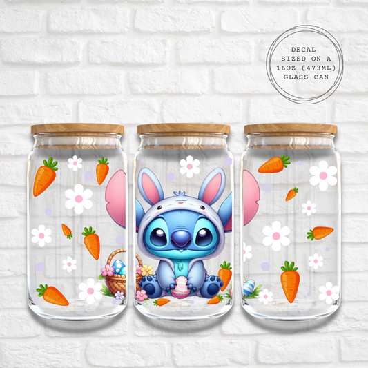 EASTER STITCH CARROTS - 16oz UV DTF WRAP