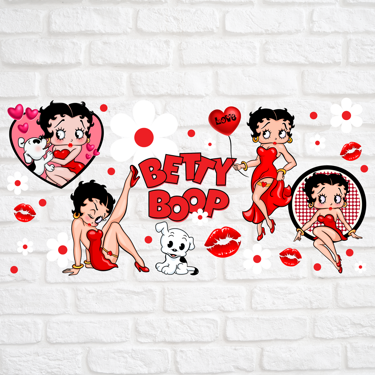 BETTY BOOP 16oz UV DTF WRAP