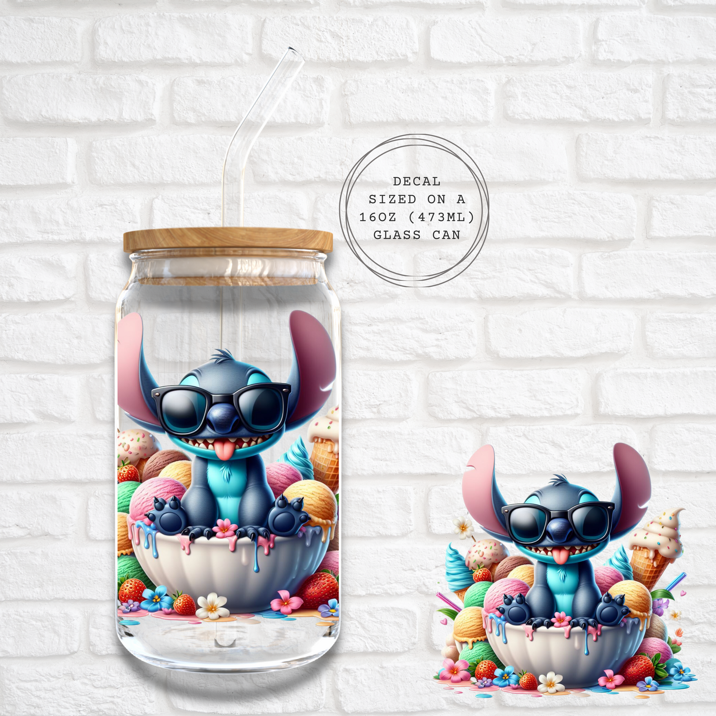 ICE CREAM STITCH - DECAL