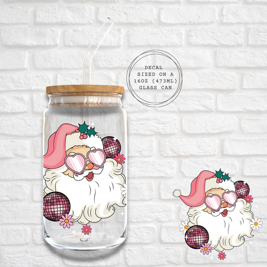 RETRO SANTA -  UV DTF DECAL