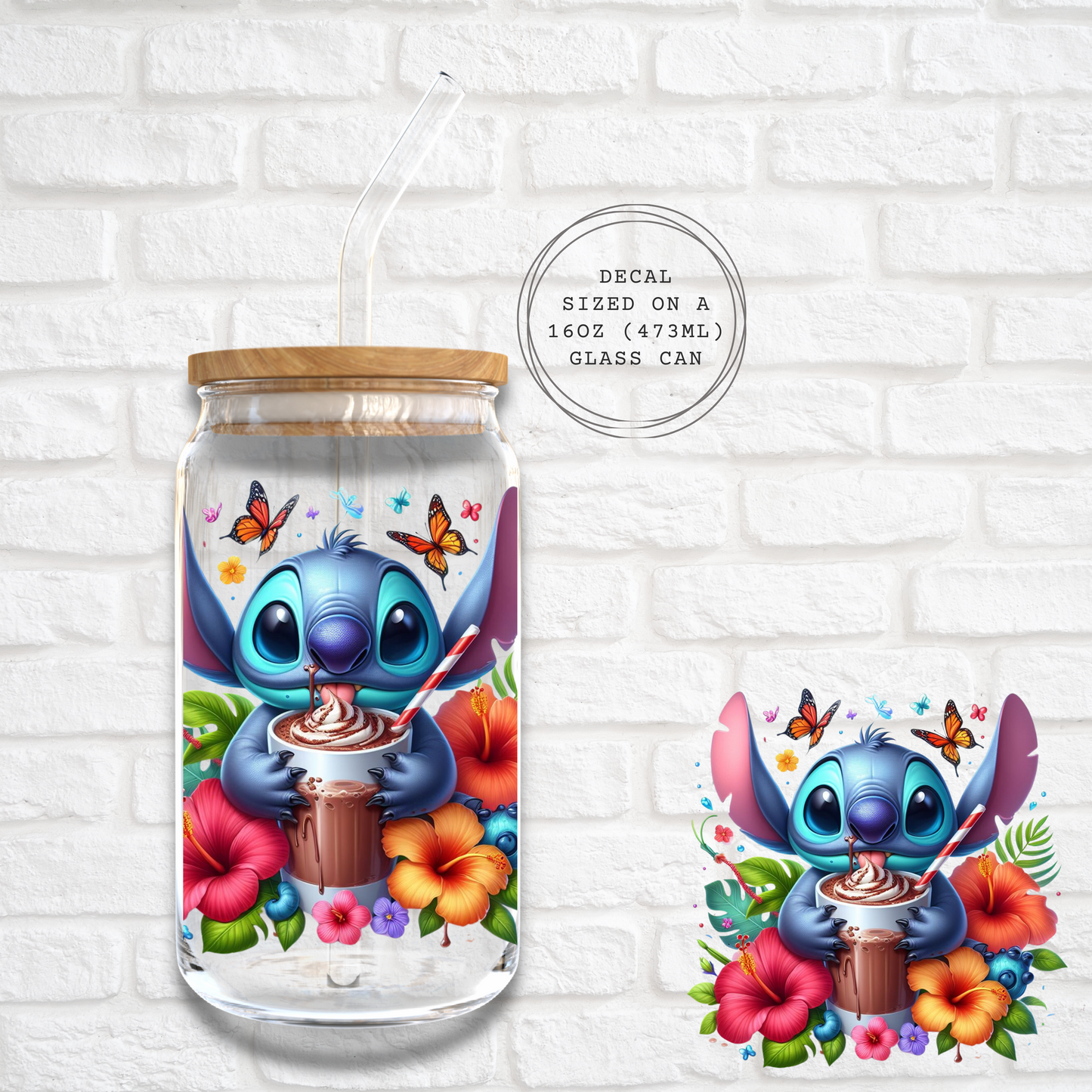 HAWAII HOT CHOCOLATE STITCH - DECAL
