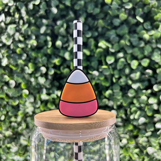 CANDY CORN STRAW TOPPER