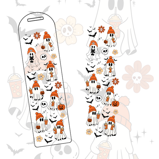 PUMPKIN SPICE BOOK BOOKMARK UVDTF DECAL