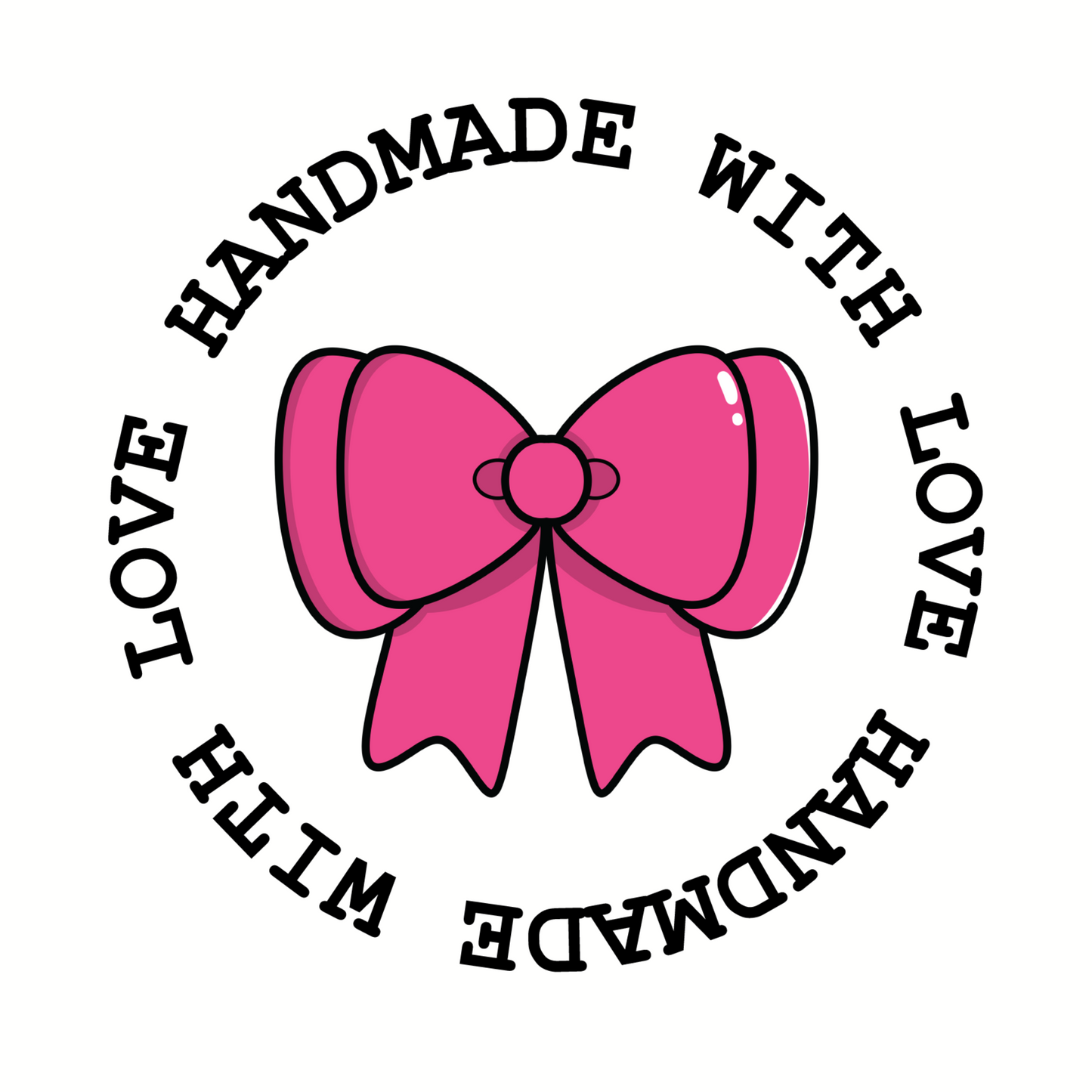 HANDMADE WITH LOVE -  CUP CARE DECALS