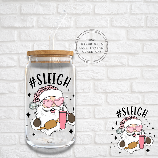 # SLEIGH -  UV DTF DECAL