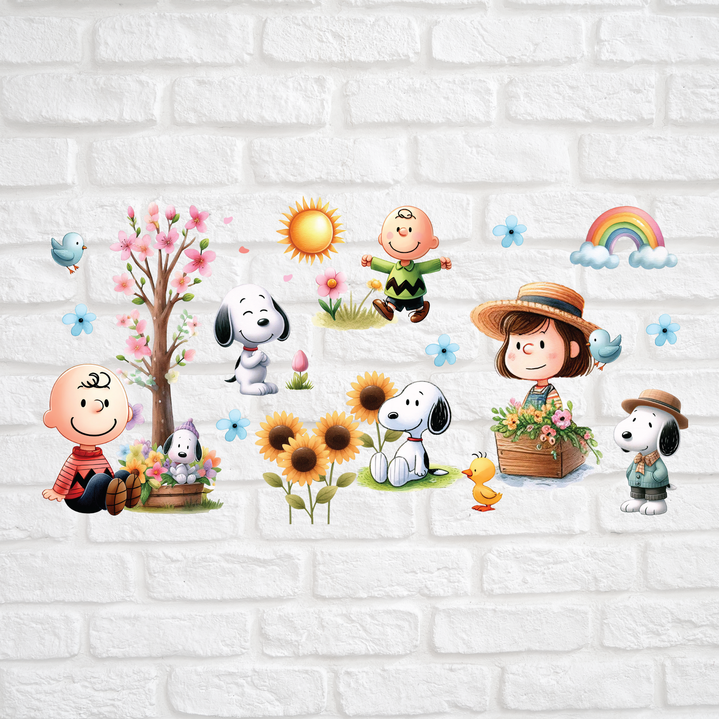 SPRING TIME SNOOPY - 16oz UV DTF WRAP