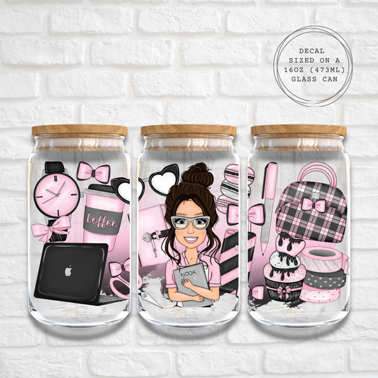 PLANNER GIRL - 16oz UV DTF WRAP