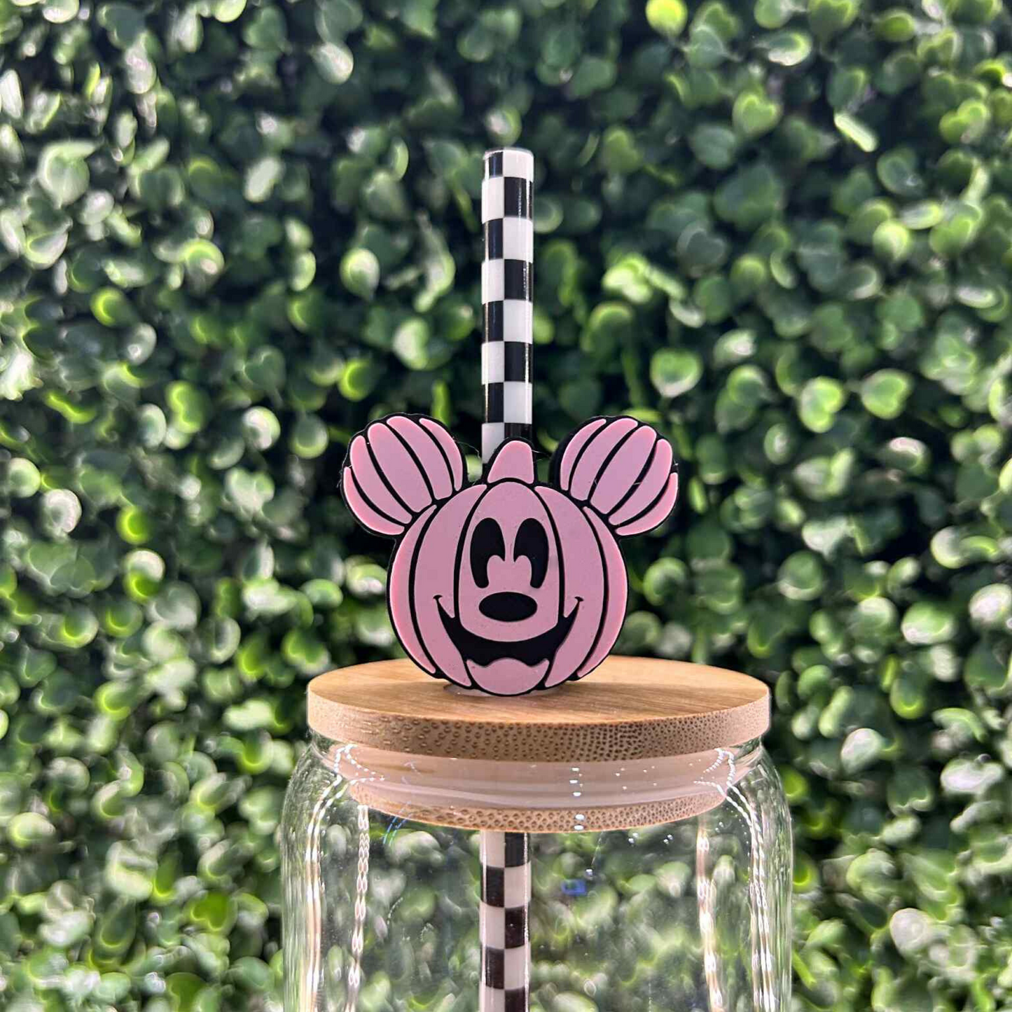 MICKEY PUMPKIN STRAW TOPPER