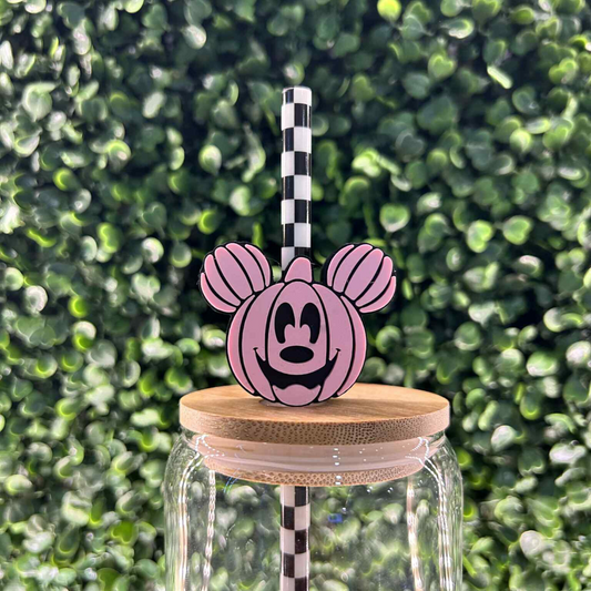 MICKEY PUMPKIN STRAW TOPPER