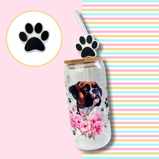 PAW PRINT STRAW TOPPER