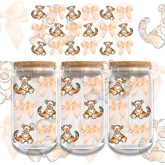 TIGGER BOWS - 16oz UVDTF WRAP