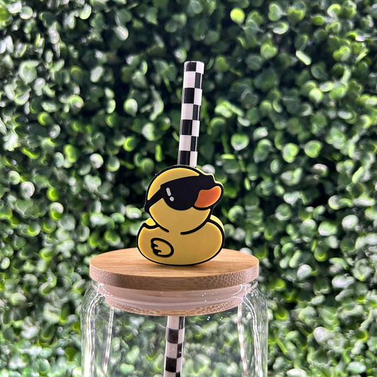 RUBBER DUCKIE STRAW TOPPER