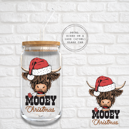 MOOEY CHRISTMAS -  UV DTF DECAL