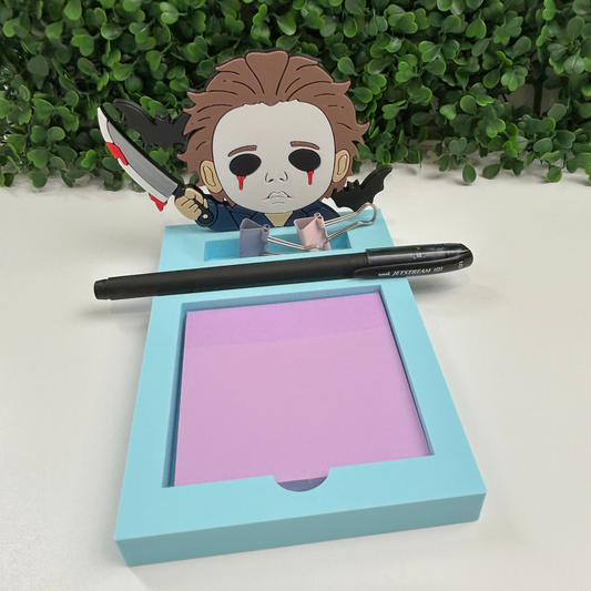 NOVELTY MICHAEL MYERS POST IT NOTE HOLDER