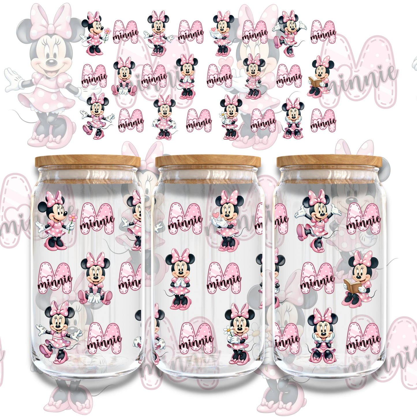 M IS FOR MINNIE - 16oz UVDTF WRAP