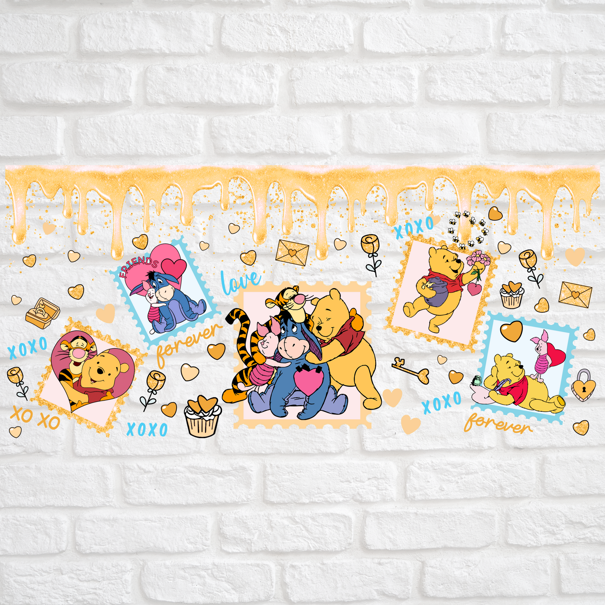 POOH FOREVER - 16oz UV DTF WRAP β S Press 77