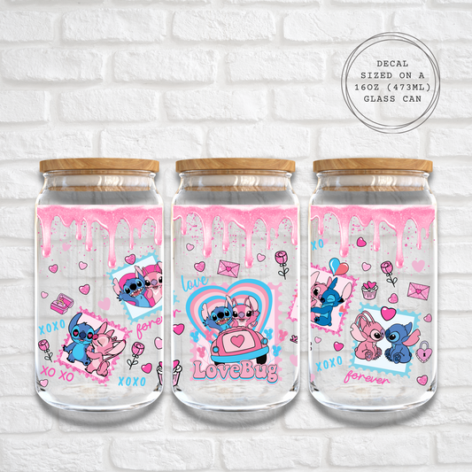 LOVEBUG STITCH - 16oz UV DTF WRAP