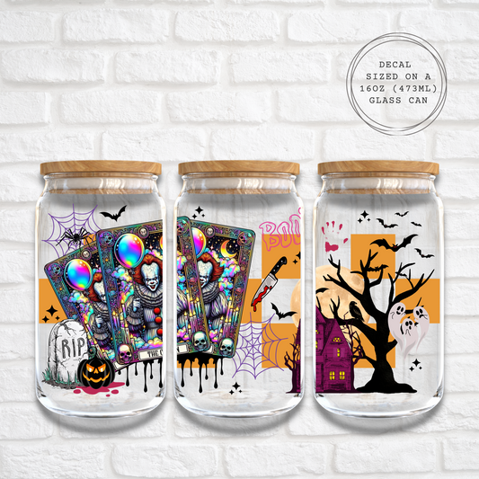PENNY WISE TAROT CARDS  -  UV DTF WRAP