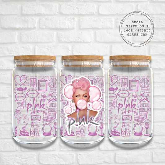PINK! - 16oz UV DTF WRAP