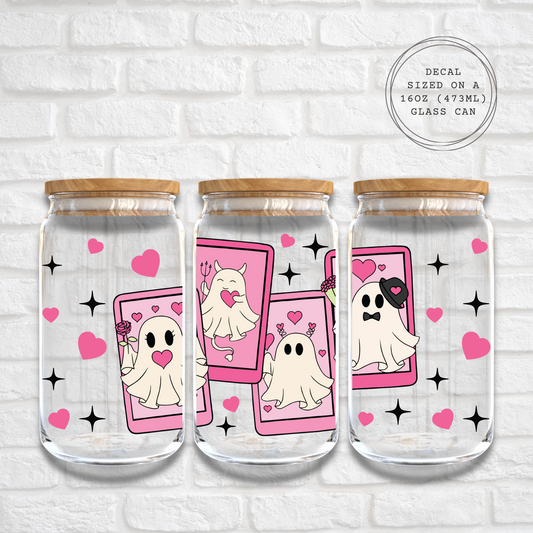 LOVE IS IN THE CARDS - 16oz UV DTF WRAP
