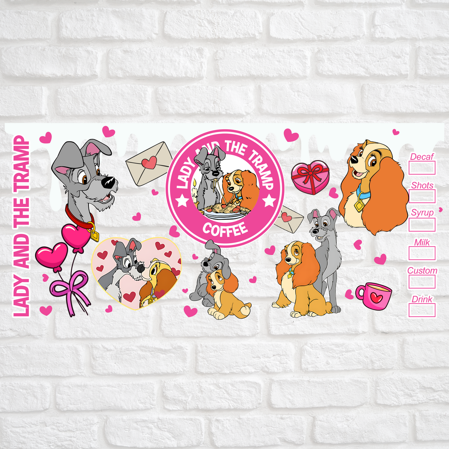 PUPPY LOVE - 16oz UV DTF WRAP