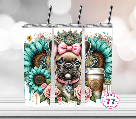 Mandala Sunflower Frenchie