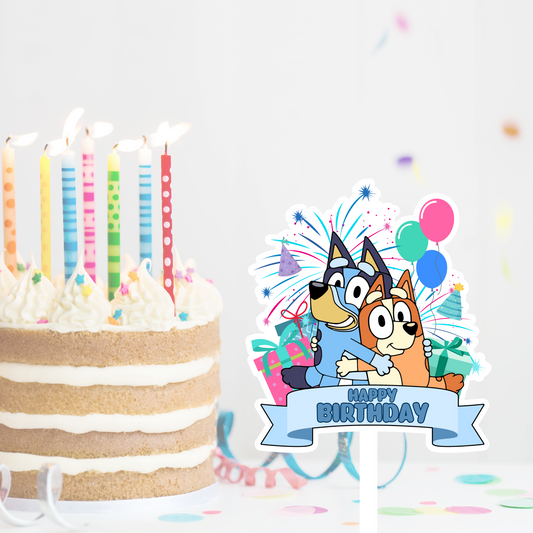 BLUEY CAKE TOPPER