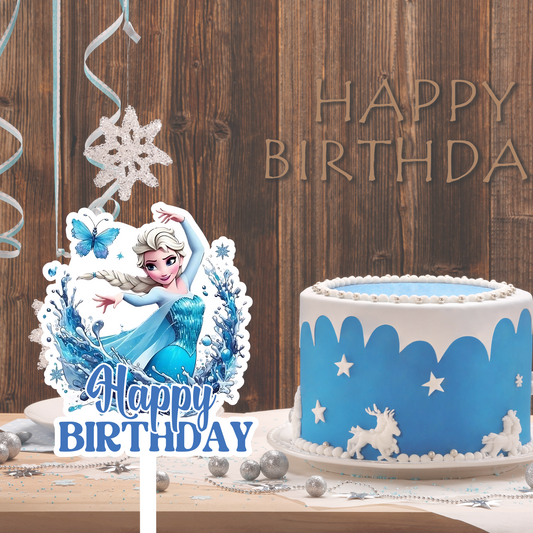 ELSA FROZEN CAKE TOPPER