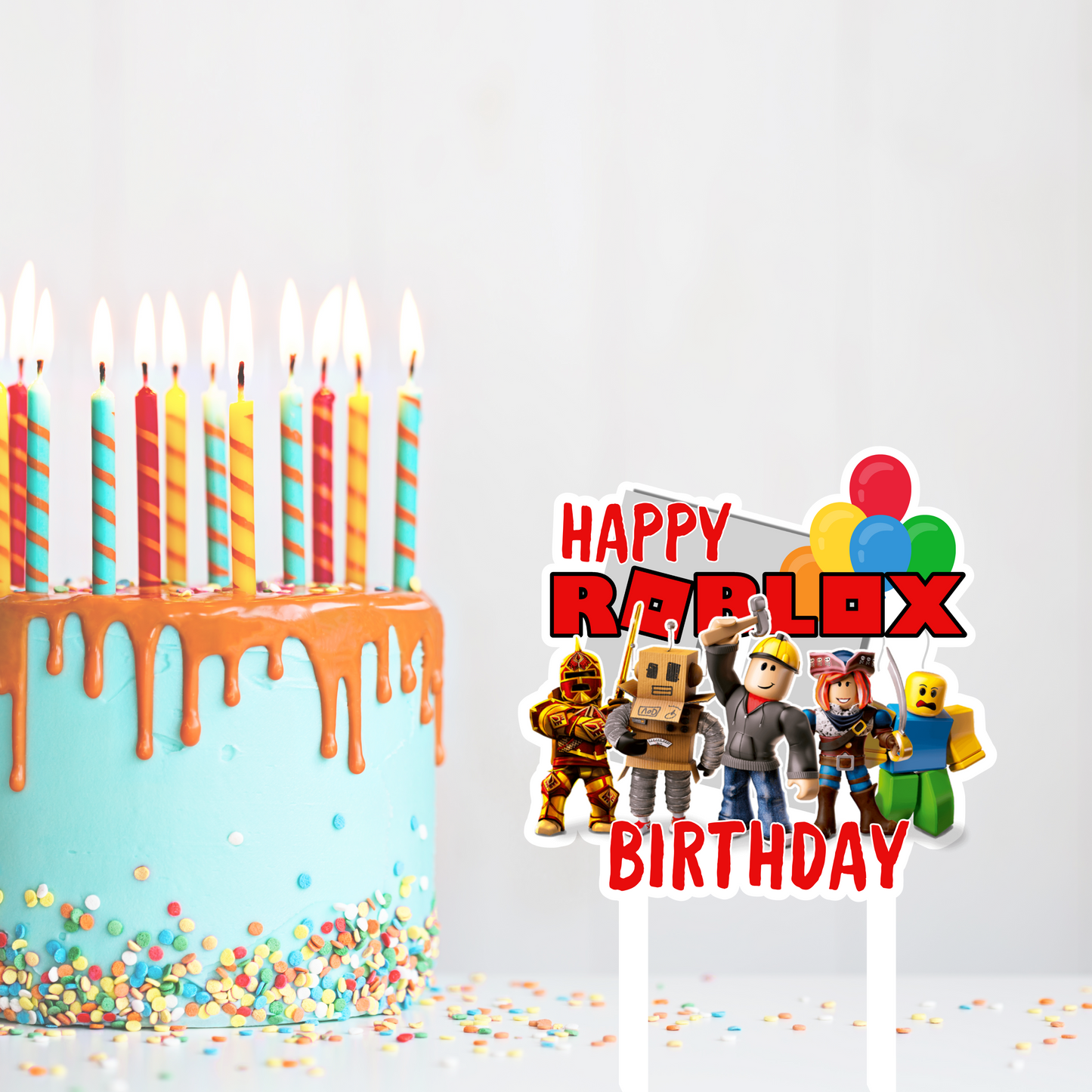 ROBLOX CAKE TOPPER