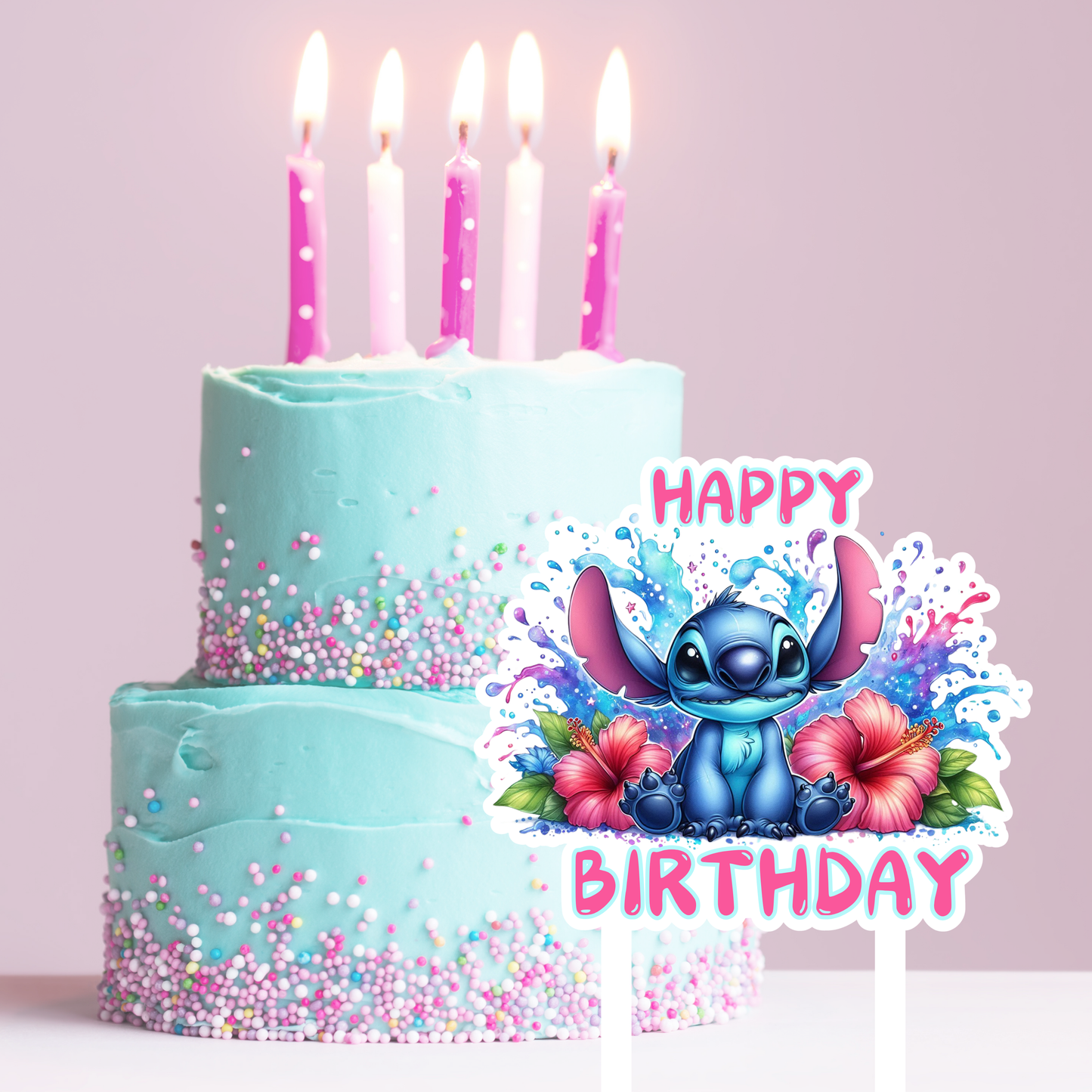STITCH CAKE TOPPER