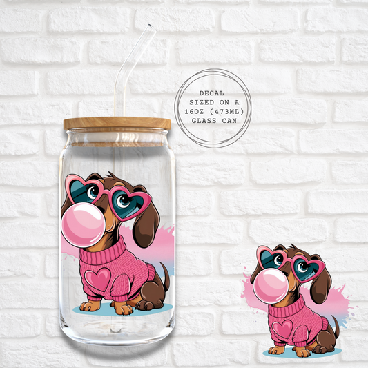 BUBBLE BLOWING DASHY -  UV DTF DECAL