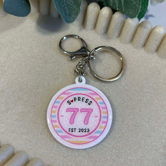 BUSINESS LOGO KEYCHAIN