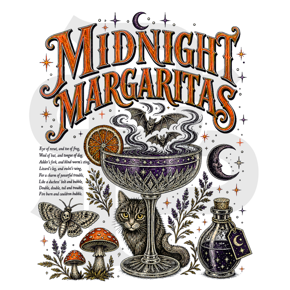 DTF MIDNIGHT MARGARITAS ORANGE