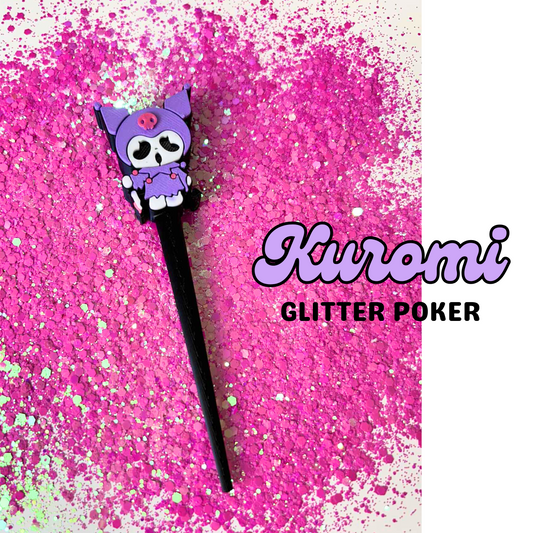 GHOST FACE KUROMI GLITTER POKER